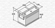 Аккумулятор MAGNETI MARELLI 068100072010
