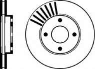 Тормозной диск HELLA 8DD 355 103-361
