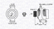 Генератор MAGNETI MARELLI 063533251000
