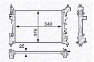 Теплообменник MAGNETI MARELLI 350213143100