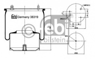 Баллон пневматической рессоры FEBI BILSTEIN 38319