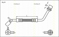 Шлангопровод TRISCAN 8150 16116