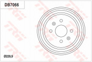 Тормозный барабан TRW DB7066