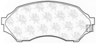 Комплект тормозных колодок QH Benelux BP1094