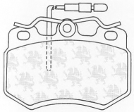 Комплект тормозных колодок QH Benelux BP377