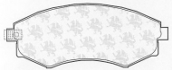 Комплект тормозных колодок QH Benelux BP551
