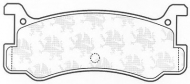Комплект тормозных колодок QH Benelux BP560
