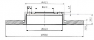Тормозной диск QH Benelux BDC3824