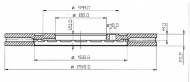 Тормозной диск QH Benelux BDC3747