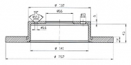 Тормозной диск QH Benelux BDC5040