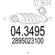 Катализатор MTS 04.3495