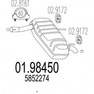 Амортизатор MTS 01.98450