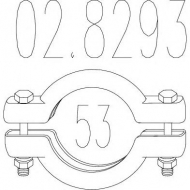 Соединительные элементы трубопровода MTS 02.8293