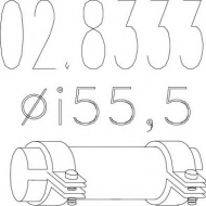 Соединительные элементы трубопровода MTS 02.8333