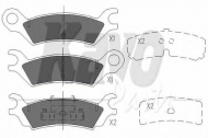 Комплект тормозных колодок KAVO PARTS KBP-4538