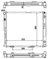 Теплообменник NRF 516573