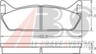 Комплект тормозных колодок A.B.S. 36723 OE