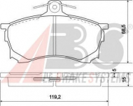 Комплект тормозных колодок A.B.S. 36918 OE