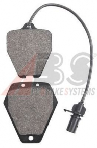 Комплект тормозных колодок A.B.S. 37758 OE