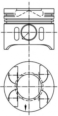 Поршень NÜRAL 87-117900-20