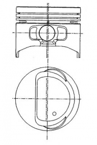 Поршень NÜRAL 87-436800-00
