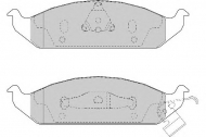 Комплект тормозных колодок NECTO FD6972A