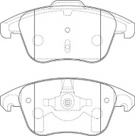 Комплект тормозных колодок NECTO FD7297A