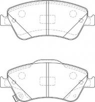 Комплект тормозных колодок NECTO FD7342A