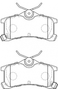 Комплект тормозных колодок NECTO FD7247A