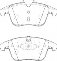 Комплект тормозных колодок NECTO FD7370A