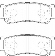 Комплект тормозных колодок NECTO FD7383A