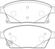 Комплект тормозных колодок NECTO FD7456A