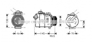 Компрессор AVA QUALITY COOLING BWK309