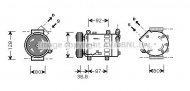 Компрессор AVA QUALITY COOLING CNK214