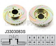 Тормозной диск NIPPARTS J3303083S