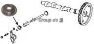 Головка клапана JP GROUP 8111350106