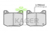 Комплект тормозных колодок KAGER 35-0358