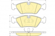 Комплект тормозных колодок GIRLING 6102982