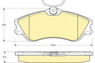 Комплект тормозных колодок GIRLING 6112951