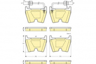 Комплект тормозных колодок GIRLING 6115079