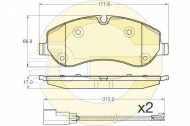 Комплект тормозных колодок GIRLING 6119671
