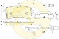 Комплект тормозных колодок GIRLING 6119891