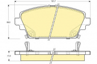 Комплект тормозных колодок GIRLING 6131861