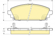 Комплект тормозных колодок GIRLING 6131891