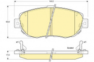 Комплект тормозных колодок GIRLING 6132359