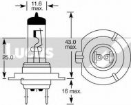 Лампа накаливания LUCAS ELECTRICAL LLB477