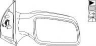 Зеркало TOPRAN 205 914