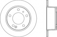 Тормозной диск OPEN PARTS BDR1110.10