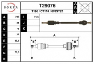 Вал EAI T29076