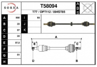 Вал EAI T58094